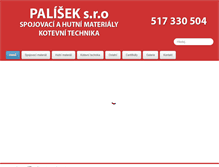 Tablet Screenshot of palisek.cz